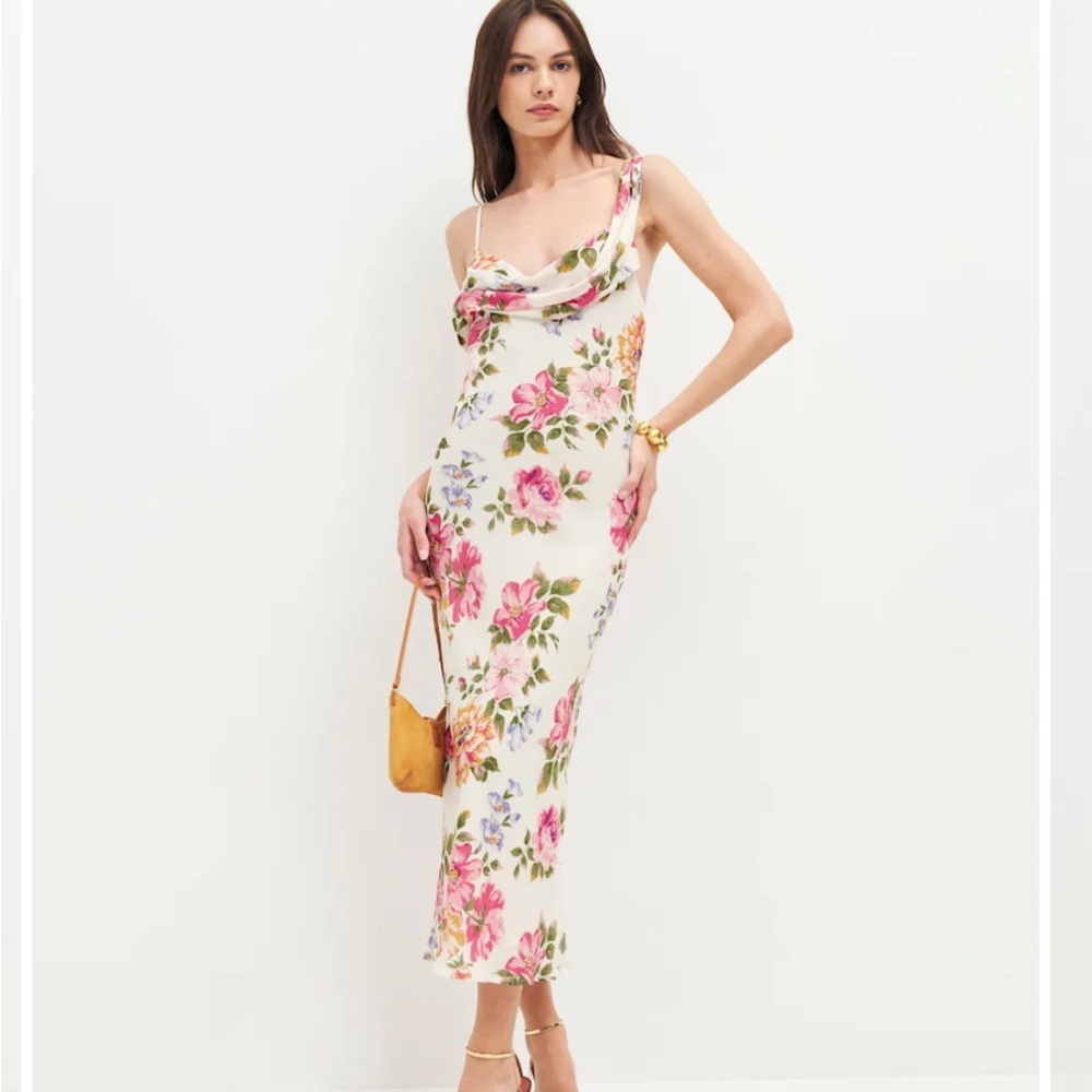 Reformation Reya Dress Giverny - Size 6